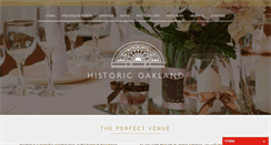 Desktop Screenshot of historic-oakland.com